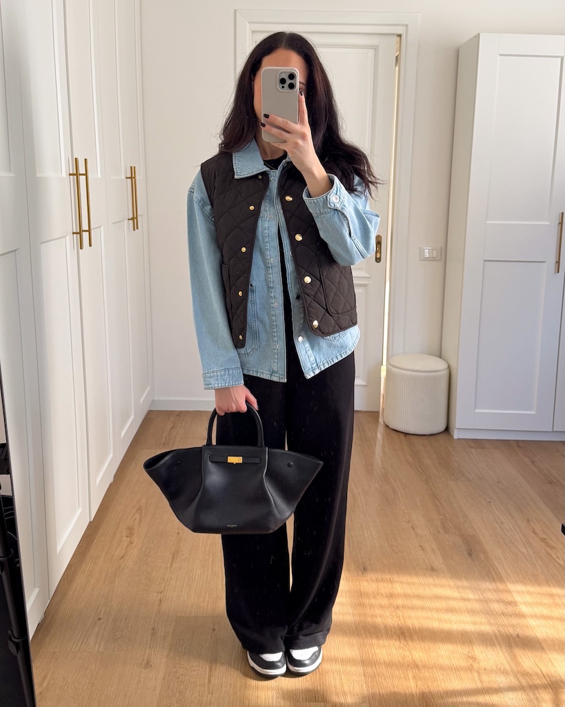 Outfit comodo giacca jeans