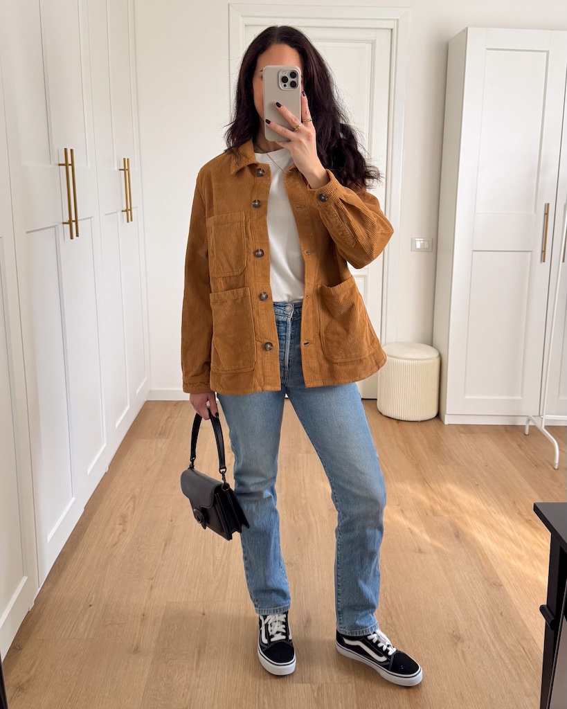 OUTFIT CAMICIONA IN VELLUTO